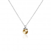 Lantisor argint cu perla naturala galbena model ghinda DiAmanti AN6955NRH-AS